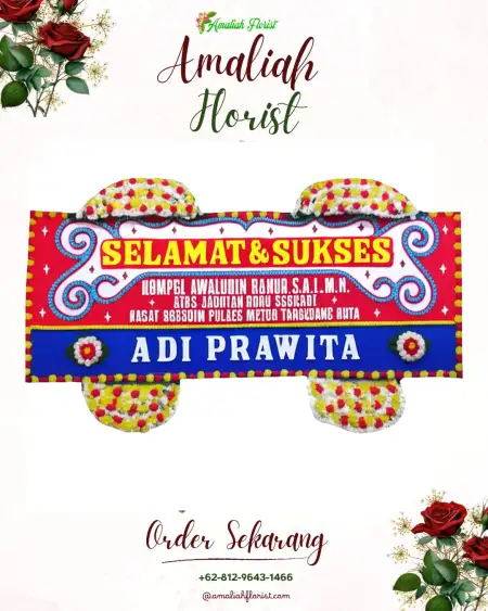 Papan Bunga Ucapan Selamat Bendan Dhuwur