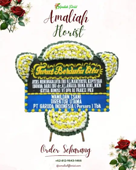 Papan Bunga Duka Bendan Dhuwur